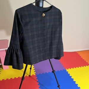 Zara plaid blazer